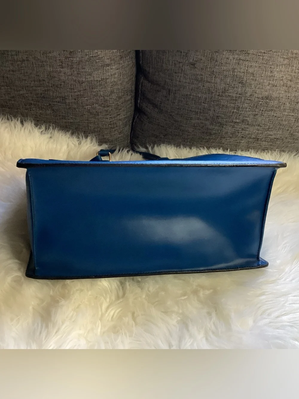 LOUIS VUITTON Blue Epi Riviera Tote bag